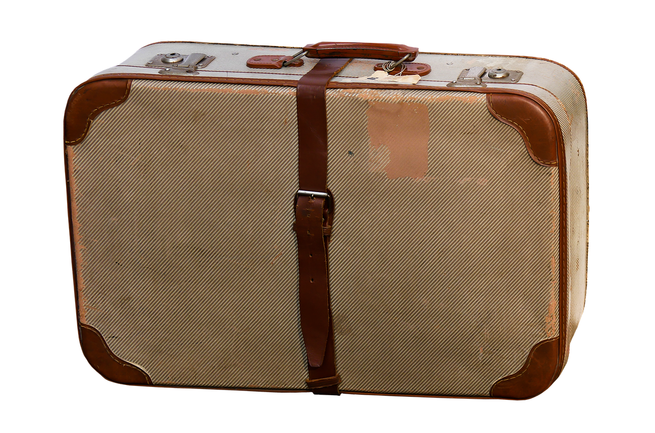 sbalený kufr